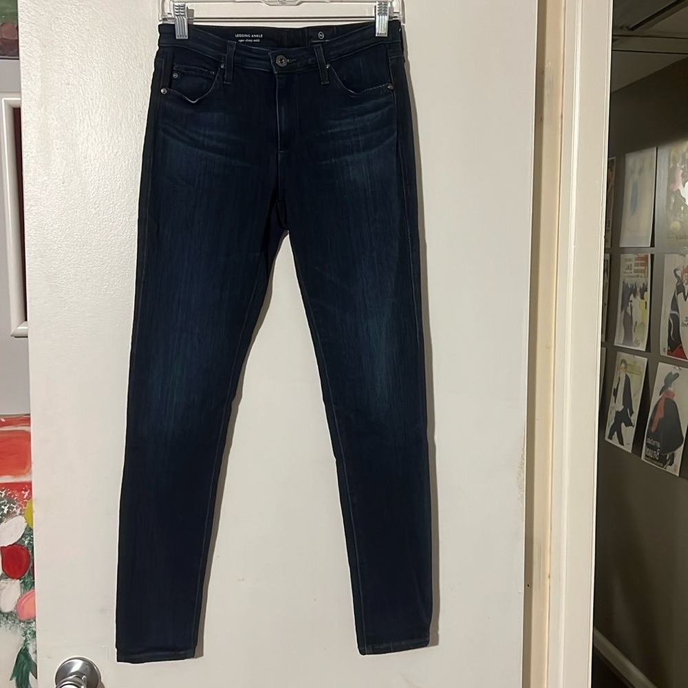 Adriano Goldschmied AG super skinny ankle blue jeans
